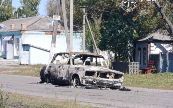Росіяни поцілили дроном у цивільне авто на Сумщині. Загинув чоловік
