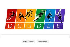 Google облачился в цвета радуги в день открытия Олимпиады