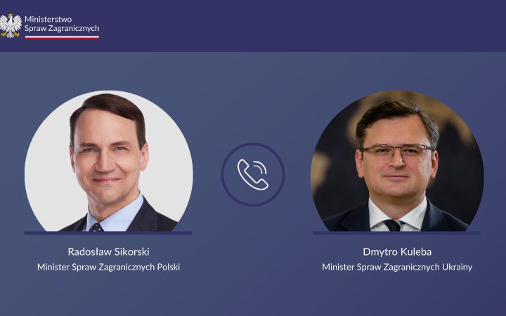 Кулеба провів розмову з новим головою МЗС Польщі Сікорським
