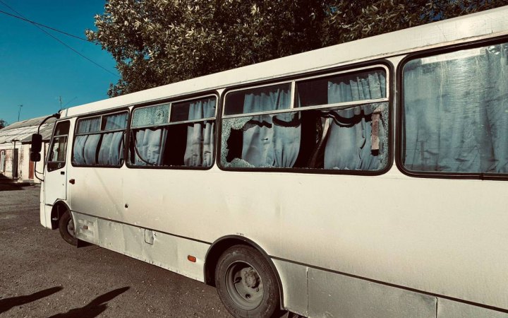 Росіяни атакували автобус в Малокатеринівці на Запоріжжі
