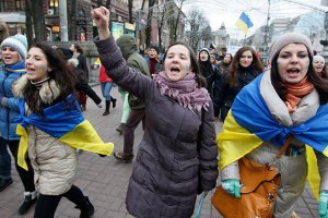 Акции протеста проходят во многих городах Украины