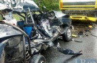 ​В Киеве на Старобориспольской в лобовом столкновении погиб водитель ВАЗ
