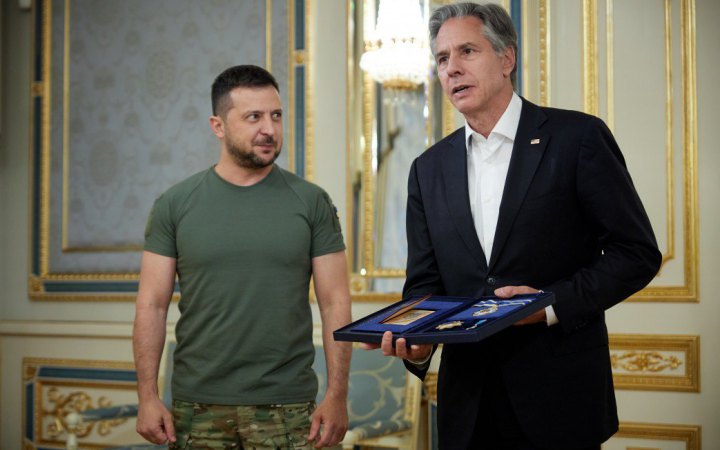 Зеленський нагородив Блінкена орденом Ярослава Мудрого