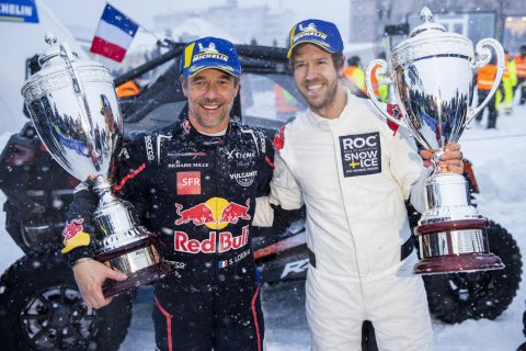 У битві 9-разового чемпіона з ралі та 4-разового чемпіона Формули-1 визначився переможець Гонки чемпіонів
