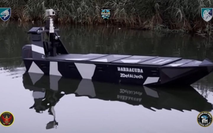 ВМС ЗСУ показали унікальну операцію із застосуванням дронів Barracuda