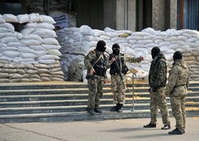 В Горловке террористы освободили двух пленных пограничников
