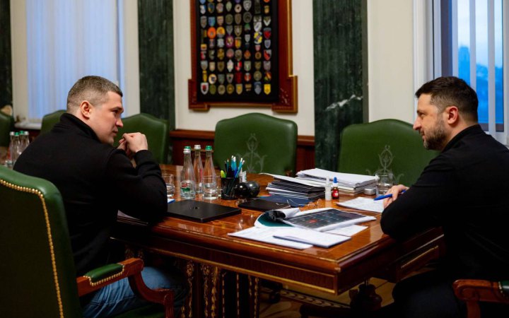 Президент Зеленський обговорив із Михайлом Федоровим формати змін у Міноборони 