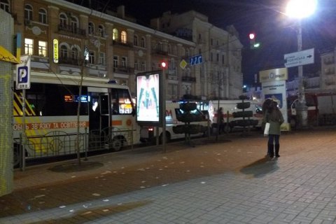 В Киеве на станции метро "Площадь Льва Толстого" возник пожар (обновлено)