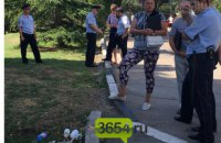 Бывший зампредседателя Ялтинского горисполкома пытался сжечь себя у входа в Приморский парк