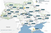19 серпня в частині областей прогнозують короткочасні дощі та грози