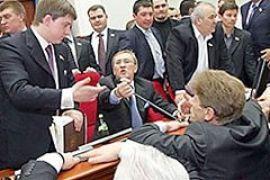 Блок Кличко заблокировал сессию Киевсовета