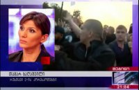 Грузинские журналисты оказались заблокированы на КПП "Шегини"