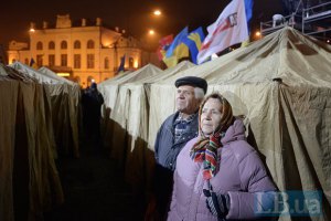 Палаточный городок на Европейской площади прекращает свое существование