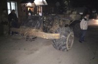В Ровенской области полиция изъяла у копателей янтаря шесть мотопомп, самоходную машину и три автомобиля