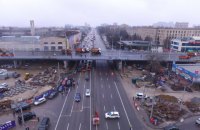 Шулявский путепровод испытали нагрузкой, Кличко в это время стоял под ним