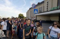 ​У Києві через повідомлення про замінування евакуювали Центральний залізничний вокзал