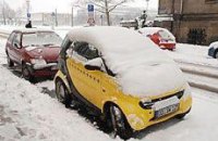 Европу засыпало снегом