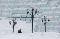 Во всех районах Киева 10-балльные пробки из-за снегопада