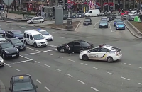 У центрі Києва сталася поліцейська погоня