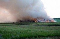 Под Харьковом горит полигон бытовых отходов