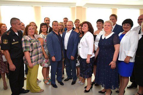 Украина выразила протест из-за визита Путина в Севастополь 