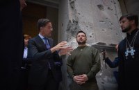 Зеленський та Рютте відвідали в Одесі Спасо-Преображенський собор 
