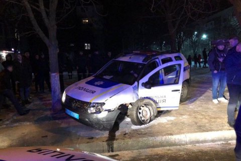 Патрульный автомобиль попал в ДТП в Измаиле