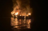 Водолази виявили тіла 25 загиблих після пожежі на кораблі в Каліфорнії