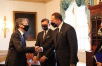 Кулеба і Єрмак зустрілися у Вашингтоні з Держсекретарем США