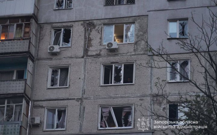 Внаслідок атаки росіян по Запоріжжю пошкоджений житловий будинок (оновлено)