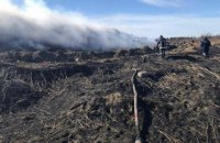 Біля Львова загорілося сміттєзвалище