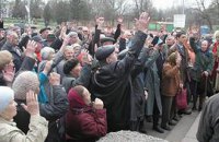 Жители Сум выходят на акции протеста