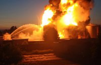 Турчинов прибыл на место пожара на нефтебазе в Глевахе