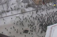 "Беркут" дійшов до Європейської площі і повертається 