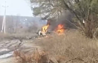 На Харківщині автомобіль з подружжям підірвався на вибуховому пристрої