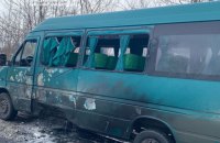 Вранці росіяни дронами атакували дві маршрутки у Запорізькій області