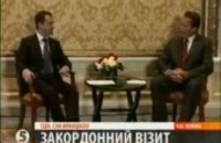 Медведев побывал у Шварценеггера 