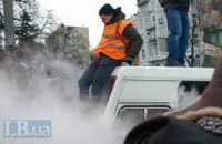 Під час зіткнень 19 січня потерпіло кілька журналістів (додано відео)