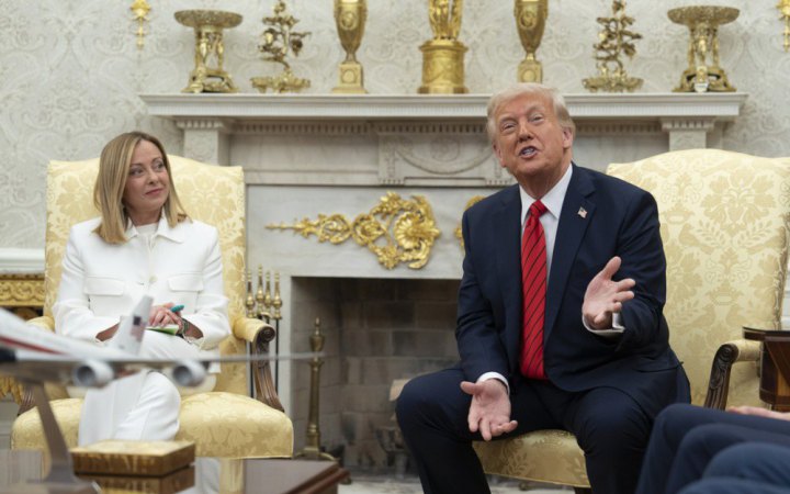 Мелоні хоче висунути Трампа на “нобель миру”, якщо він закінчить війну РФ проти України
