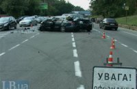 ДТП в районе Конча-Заспы: водитель после неудачного обгона снял номера со своего автомобиля