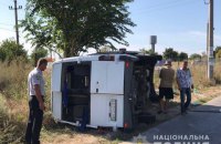 Под Одессой маршрутка с пассажирами врезалась в грузовик