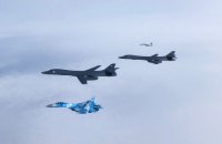 Українські МіГ-29 і Су-27 уперше супроводили американські бомбардувальники B-1B