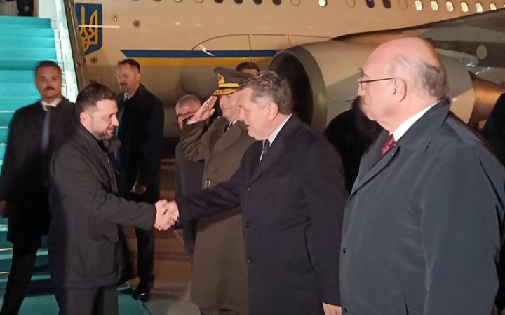 Зеленський прибув до Анкари