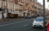 Журналистка сбила патрульного в Киеве