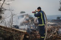 ОВА повідомила про ситуацію з масштабною пожежею на Харківщині 