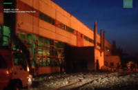 В России на складе бывшего опытного завода "Атомспецконструкция" произошел крупный пожар