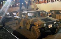 Американский корабль доставил в Одессу 100 внедорожников