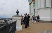 В Киеве открыли после реконструкции смотровую площадку Андреевской церкви