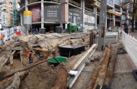 В Киеве временно перекрыли Круглоуниверситетскую улицу для замены коммуникаций