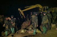 На Бортнической станции аэрации прорвало дамбу
